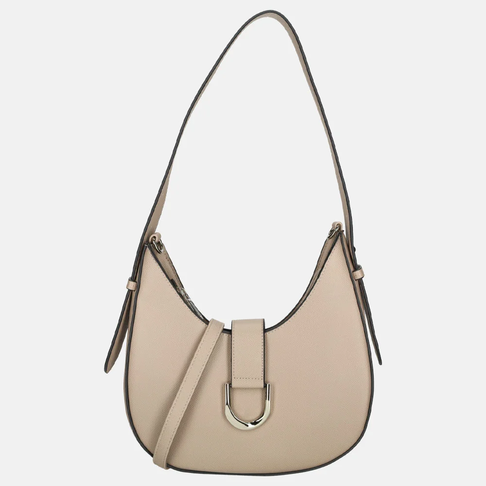 Flora & Co schoudertas taupe clear